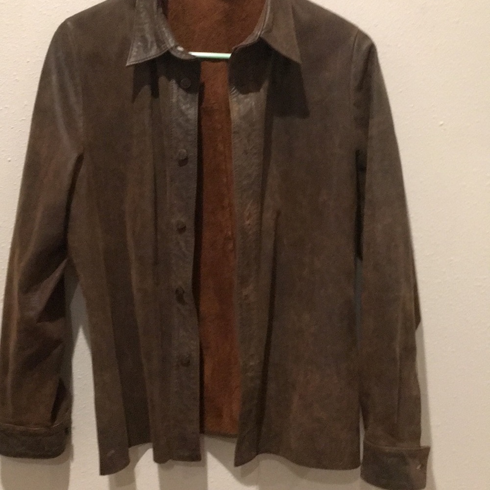 Handmade in Argentina leather shirt.